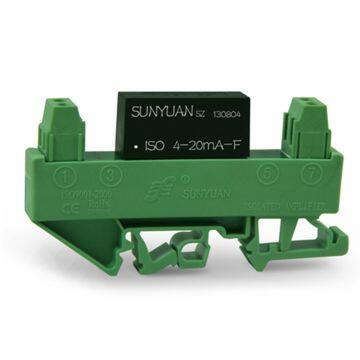 Small Size DIN Rail Mounted 4-20mA Signal Isolated Distributor Module DIN3 ISO 4-20mA-F