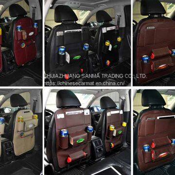 Environmentally Friendly Leather Back Seat Organizer