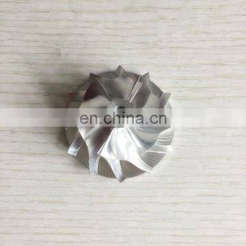 RHF4H 33.47/48.00mm 6+6 blades high performance turbo turbocharger aluminum 2618/milling/billet compressor wheel for PSA VVP1