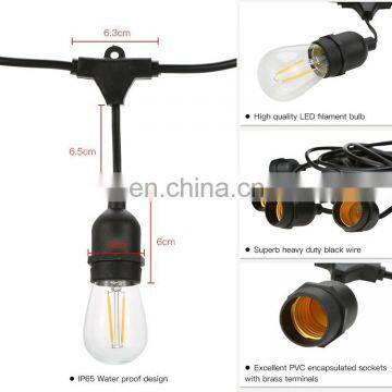 Party Decoration Waterproof Led String Lights IP65 Led Bulb A60