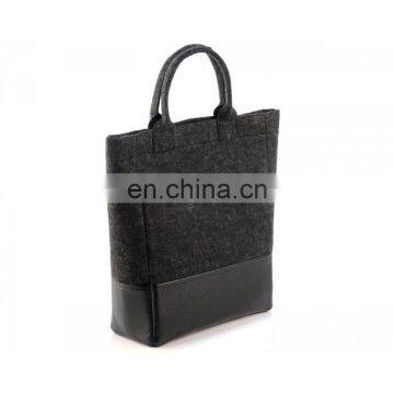 Multi Color Fancy Stitching Color Felt Shopping Bag photo-6