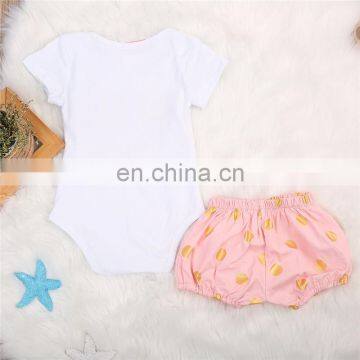 Baby Clothes Fashionable Short Sleeve Kids Romper Set photo-6