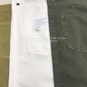89%Cotton 11%Tencel Slub Broken Twill Fabric photo-4