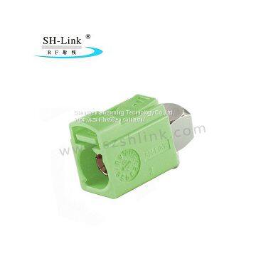 Fakra N Female Right Angle Crimp Solder Connector for RG174 RG316 Cable SHM.900.0003-4.N