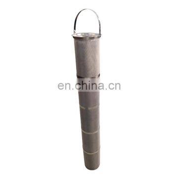 316L Wire Mesh Basket Filter Element Stainless Steel Cylinder Wine Filter photo-3