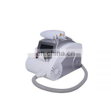 Portable Q-Switch 1064nm long pulse nd yag laser hair epilator dark skin hair removal