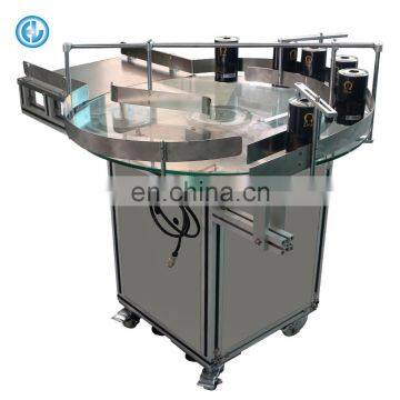 Factory Bottle Unscrambler Turntable Rotary Table With Labeling Machine photo-2