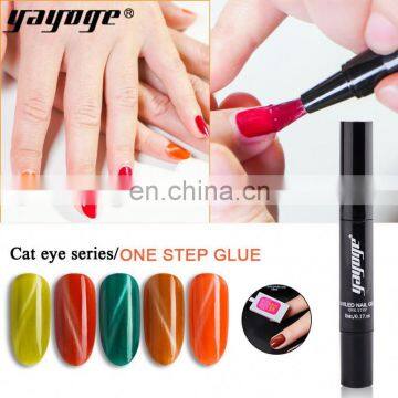 2019 Newest Nail Salon Products Supply Soak Off Gel One Step Nail Gel Polish Glue Nails Gels Polishes photo-5