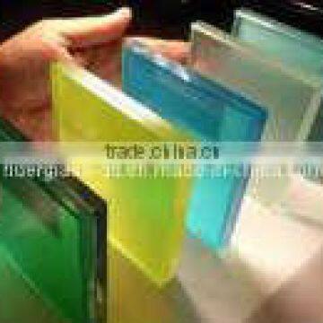 6.38mm/8.38mm/ 8.76mm/10.38mm/10.76mm ISO9001 & CE laminated glass