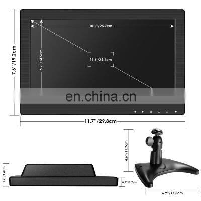 11.6 Inch Widescreen Small Size pc Lcd Monitor With AV/BNC/HD Input photo-2