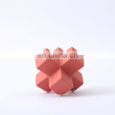 Modern Color Matte Ceramic Candle Holder Home Decor Pieces Accessories