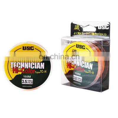 150mSemi-floating Monofilament Double Color Rock Fishing-Line Rock Sea  Floating Fishing Line Thread Bulk Spool All Size