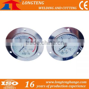 China Gas Pressure Gauge, Panel Pressure Indicater of Gas Control Panel For Gantry Cutting Machine