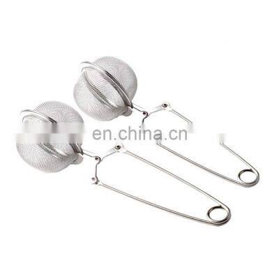 Customized Logo Loose Leaf Teapot Kitchen Accessories Stainless Steel Tea Strainer Infuser