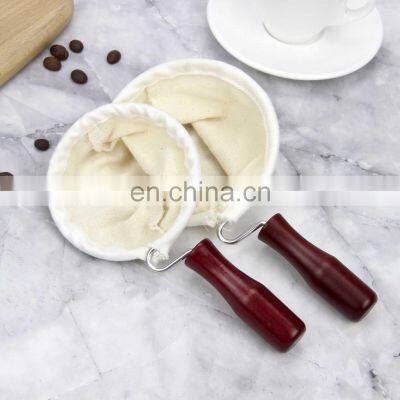 High Quality Cloth Coffee Filter for Dipper With Handle