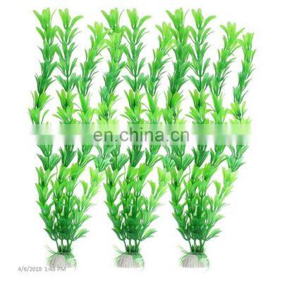 Wholesale Fish Tank Decoration Aquatic Accessories Underwater Plastic Artificial Aquarium Plant