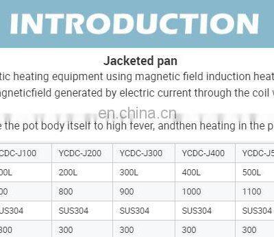 Large Jacketed Pan/double Jacketted Kettle Pan/Jacketed Boiling Pan photo-4