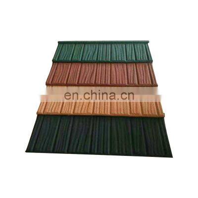 Hot-Dip HDGI Galvlume Corrugated Steel Roof Tiles stone coated metal roof tile