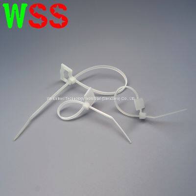 High Quality Plastic Marker Cable Tie Cable Ties Top Bottom Tag Cable Tie