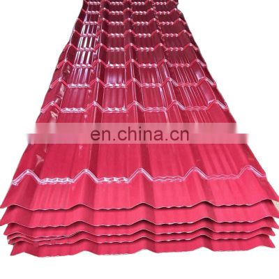 Prepainted GI / PPGI / PPGL color coated galvanized steel roof sheet