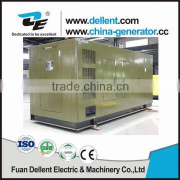 Dellent water cooled silent type auot start diesel generator set from 10kw -1000kw 230/400V