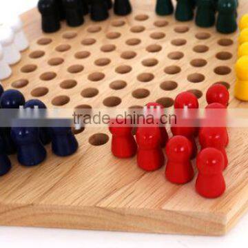 2015 Hot Promotional Items Wooden Musical Instruments Play Chess Game Now Wooden Hexagon Draughts Children's Early Education Toy photo-4