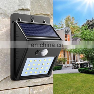 Super Bright Solar lights LED PIR Motion Sensor Solar Lamp Waterproof Solar Powered Spotlights Wall Lamp For Outdoor Garden