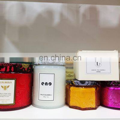 ENO Custom Scented Candles Private Label Lavender Rose Sandalwood Fragrance Choose Able Fragrance Oil Scented Candle photo-4