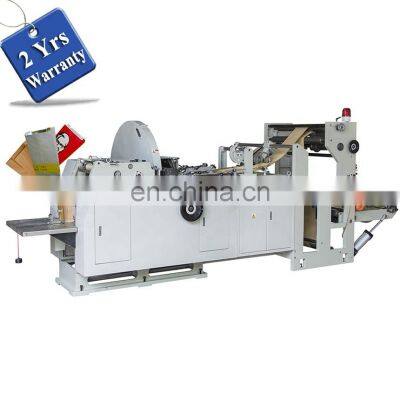 HD600 india pakistan eco-friendly Automatic Flat classic brown paper bag Making Machine, low cost paper sack forming equipment