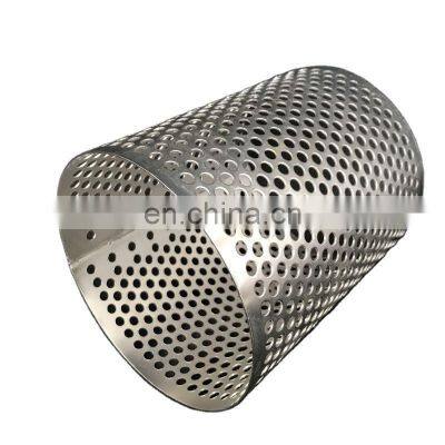 15 mm hole stainless steel 316 perforated mesh tube