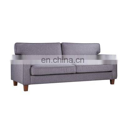 Living Room Available Blue Sofa Adjustable Backrest Three Seats Sofa photo-3