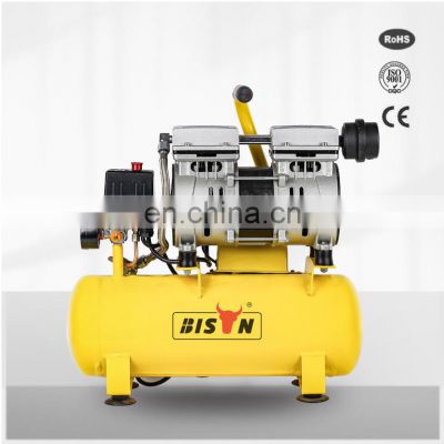 Bison China Competitive Price Dental 2022 Hot Selling 550W Silent Medical Oil Free Air Compressor