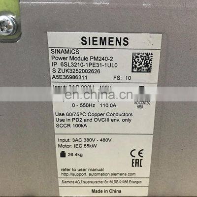 Bulk Price for Siemens PLC 6SL3210-1PE31-1UL0 Power Module photo-2