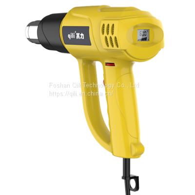 Qr 986A Qili Household Appliance Tools Hot Air Blower Gun Heat Gun LCD Digital Display Hot Gun