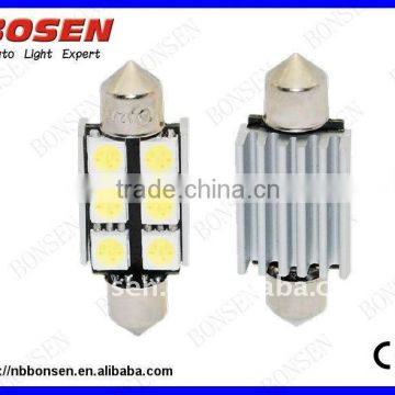 6pcs 5050SMD Festoon auto read light