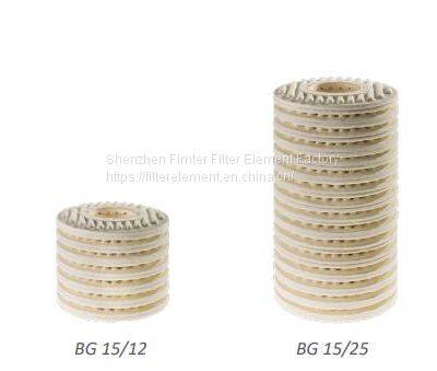 BG 15/12,BG 15/25 Filter Inserts For CC Jensen CJC Oil Filtration Systems PA5601355,PA5601340