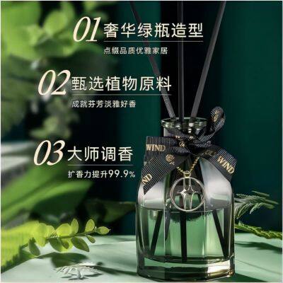Aromatherapy Perfume Essential Oil Household Bedroom, Office, Living Room, Toilet, Deodorant, Long-lasting Fragrance Round Bottle