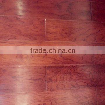 Hickory Smooth Engineered Solid Wood Flooring High Quality