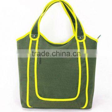 Hot selling new style fashion 420D crinkle nylon hand bag