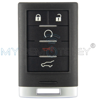 FCC NBG009768T smart key 5 button 315mhz 433mhz 46 chip for Cadillac SRX ATS 2010-2015 PN 22865375 20984227 13502537