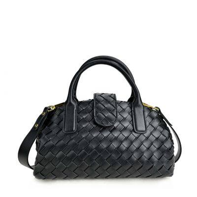 Must-Have Women's Woven Handheld Bag -Niche Rattan &Cotton Blend, Exquisite Weave Detail, All-Match for Daily, Coffee & Parties photo-3