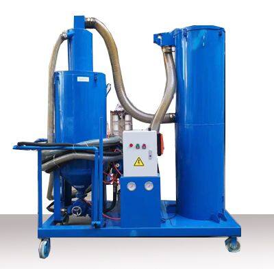 Sandblasting Machine That Automatically Controls the Circulation of Sandblasting Media and Dust Removal