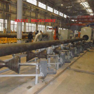 Steel pipe shot blasting cleaning machine