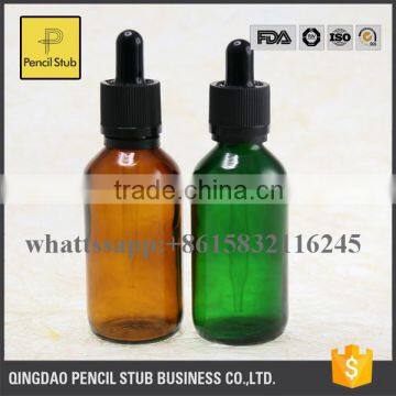 2oz brown glass bottles 60ml brown round glass dropper bottles