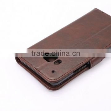 Mobile phone accessories for HTC M9 flip wallet leather cover case