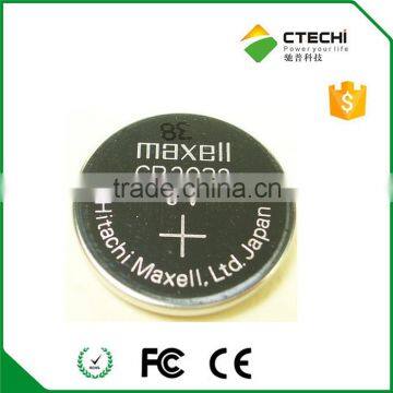 3V Lithium Battery Maxell CR2032 With Solder Pins/tabs photo-2