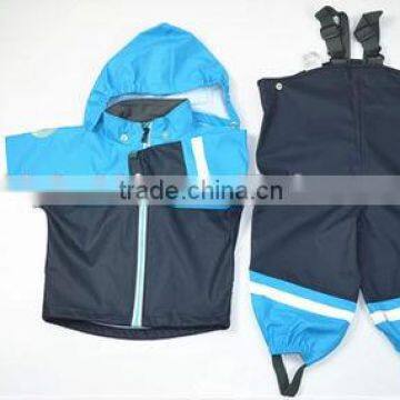 Waterproof Boy Breathable Raincoat With Pants