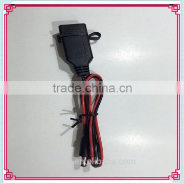 New Red /Black Of Cable Male DC 5.5x2.1 To 2.0 Female USB Power Cable