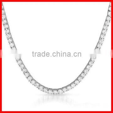 iced out hip hop 70cm mens chain,925 sterling silver/brass high quality cz station necklace for men