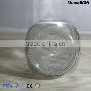 450ml Clear Square Glass Storage Jar/glass Mason Jar photo-2